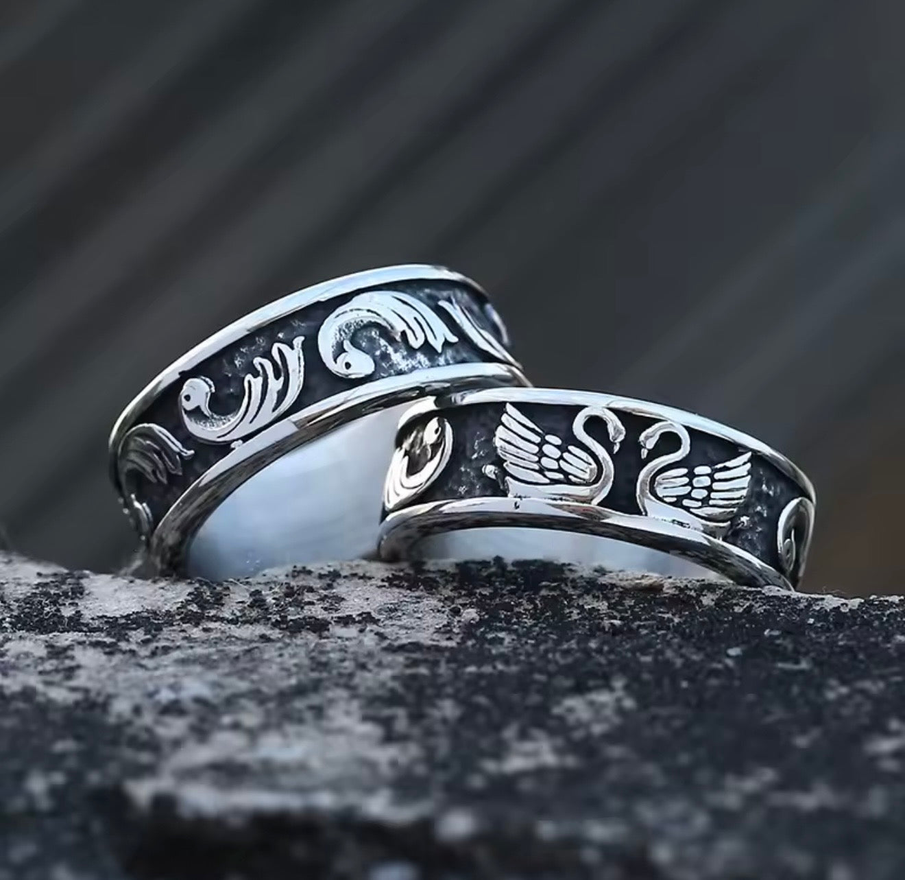 Coi Fish and Swan Rings🎏🦢