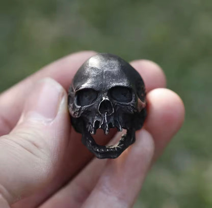 Dark Steel Series Skull Ring💀🏴‍☠️