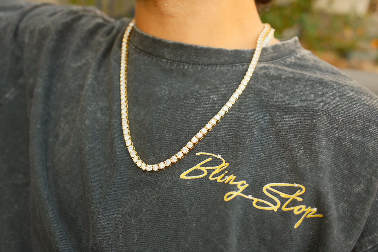 5MM VVS MOISSANITE TENNIS CHAINS BEST PRICE AND QUALITY