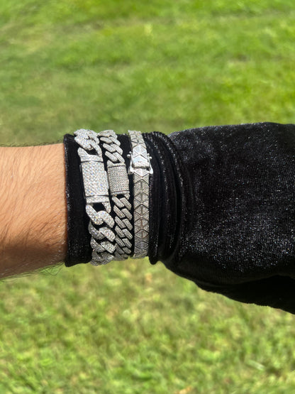 10mm Moissanite Cuban Link bracelet