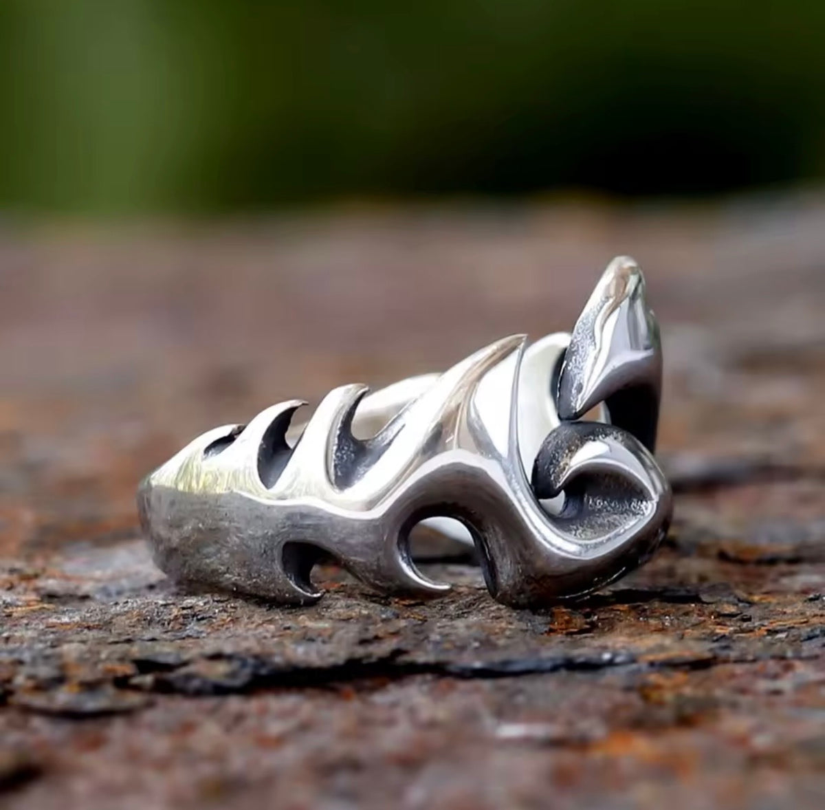 Flame Steel Ring🔥