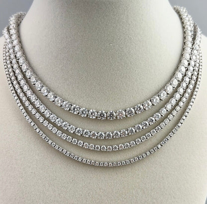 Cz Stainless Steel Tennis Chain