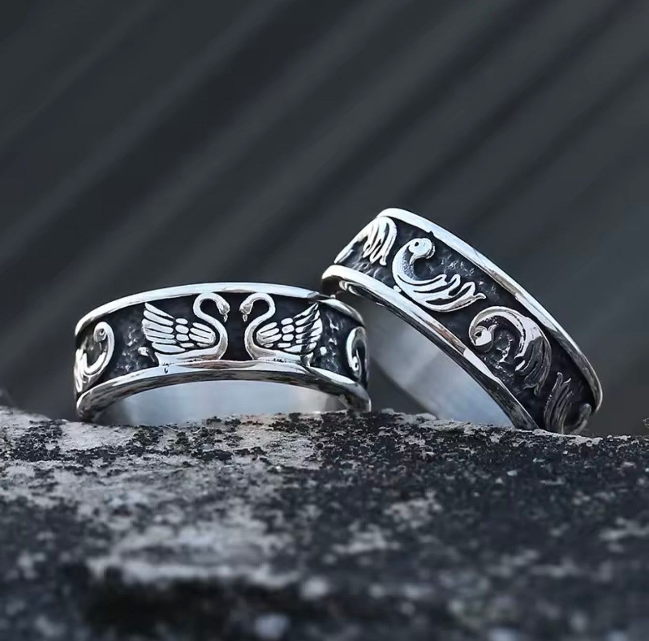 Coi Fish and Swan Rings🎏🦢