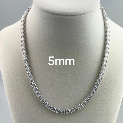 Cz Stainless Steel Tennis Chain