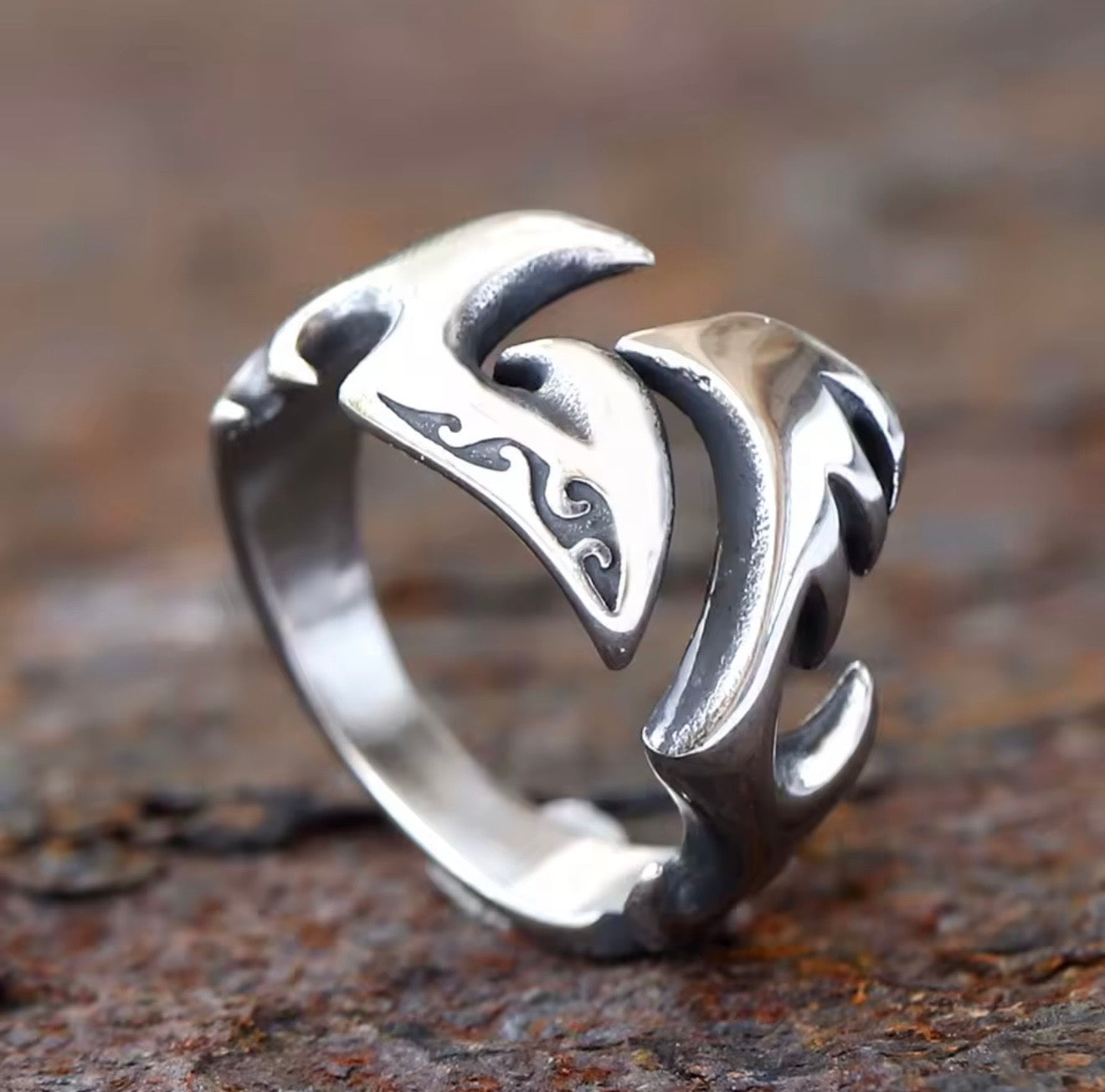 Flame Steel Ring🔥