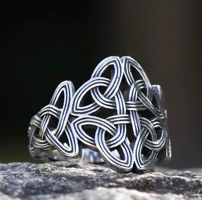 Dark Steel Nordic Ring