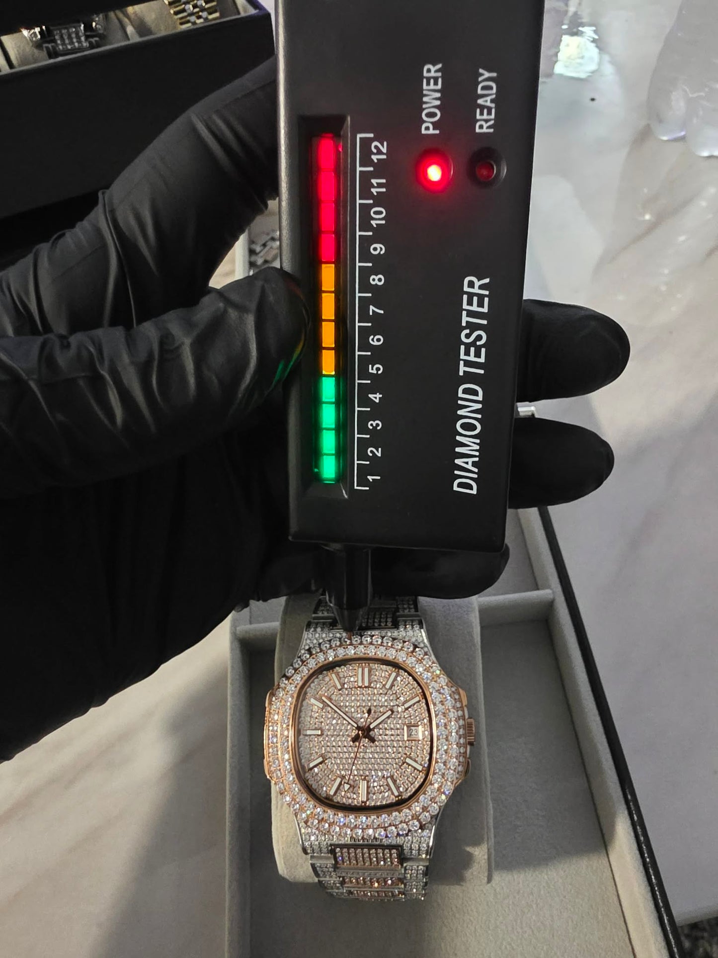 Patek Phillippe Two Tone VVS Moissanite Watch