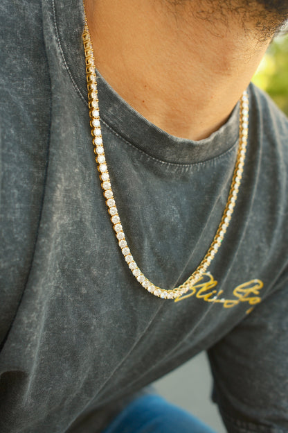 5MM VVS MOISSANITE TENNIS CHAINS BEST PRICE AND QUALITY
