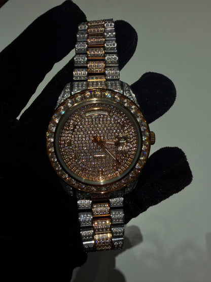 TWO TONE PRESIDENTIAL WATCH 42MM