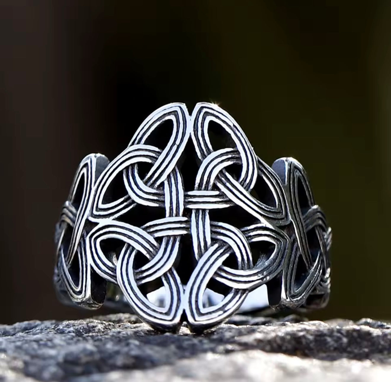 Dark Steel Nordic Ring