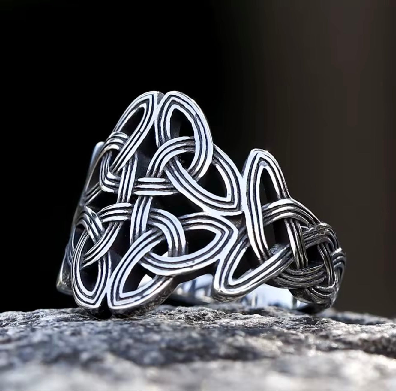Dark Steel Nordic Ring