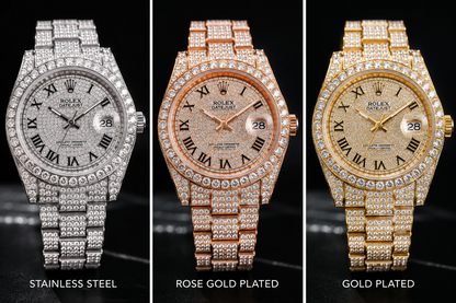 VVS MOISSANITE ROLEX 316L Stainless Steel