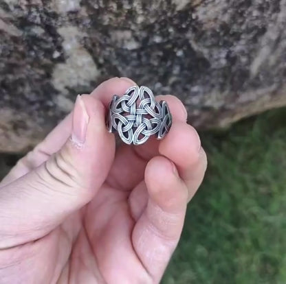 Dark Steel Nordic Ring