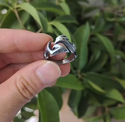 Flame Steel Ring🔥