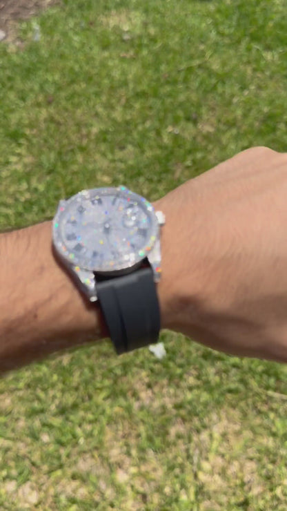 VVS Moissanite Stainless Steel Automatic Watch