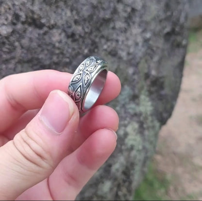 Sukuna Eyed Fidget Ring